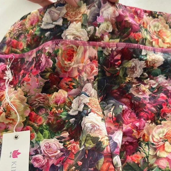 Kira Grace high waisted floral yoga leggings - Picture 5 of 7